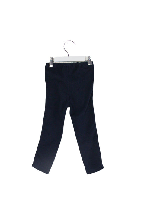 A Navy Casual Pants from Jacadi in size 3T for girl. (Back View)