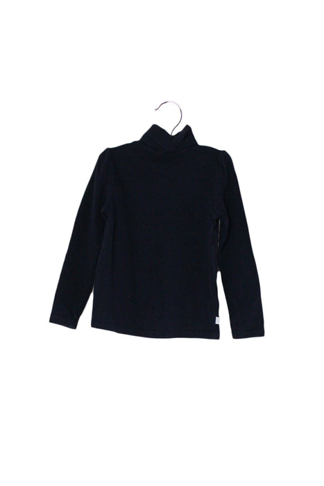 A Navy Long Sleeve Tops from Jacadi in size 4T for girl. (Front View)