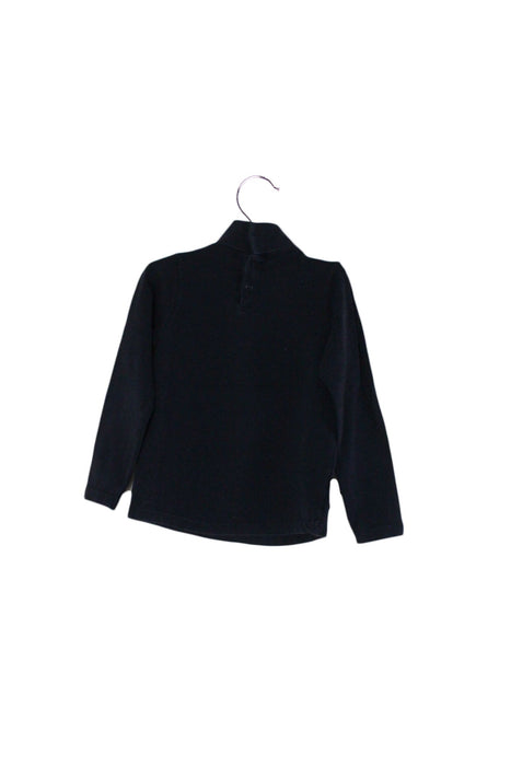 A Navy Long Sleeve Tops from Jacadi in size 4T for girl. (Back View)