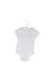 A White Short Sleeve Bodysuits from Cyrillus in size 0-3M for girl. (Front View)