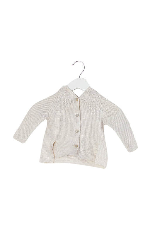 A Beige Knit Sweaters from Bébé by Minihaha in size 6-12M for girl. (Front View)