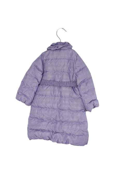 A Purple Puffer/Quilted Jackets from Nicholas & Bears in size 12Y for girl. (Back View)