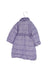 A Purple Puffer/Quilted Jackets from Nicholas & Bears in size 12Y for girl. (Back View)