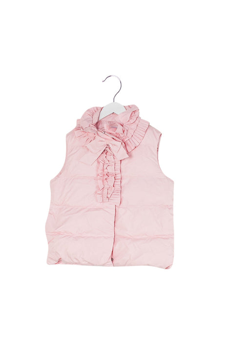 A Pink Outerwear Vests from Nicholas & Bears in size 14Y for girl. (Front View)