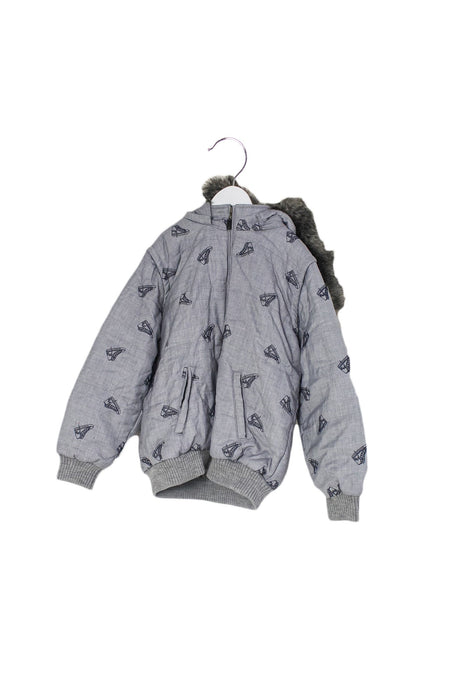 A Grey Puffer/Quilted Jackets from Nicholas & Bears in size 12Y for neutral. (Front View)