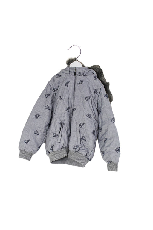 A Grey Puffer/Quilted Jackets from Nicholas & Bears in size 12Y for neutral. (Front View)