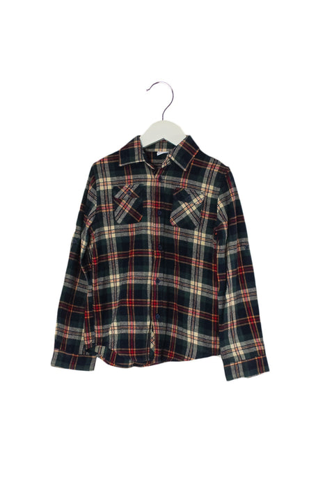 A Navy Shirts from Egg by Susan Lazar in size 8Y for boy. (Front View)