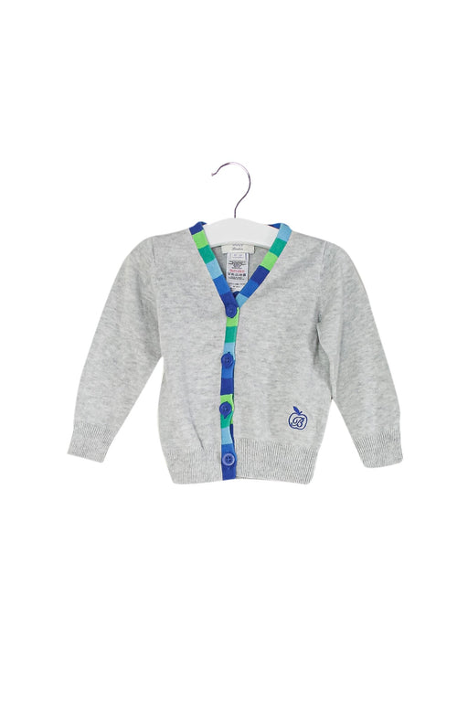 A Grey Cardigans from Bonnie Baby in size 12-18M for girl. (Front View)