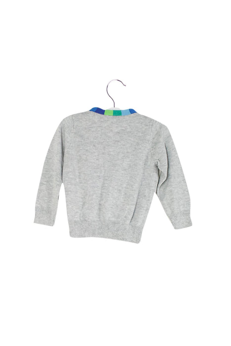 A Grey Cardigans from Bonnie Baby in size 12-18M for girl. (Back View)