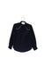 A Navy Long Sleeve Polos from Velveteen in size 3T for girl. (Back View)