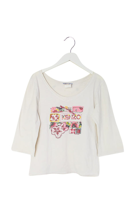 A Beige Long Sleeve Tops from Kenzo in size M for girl. (Front View)