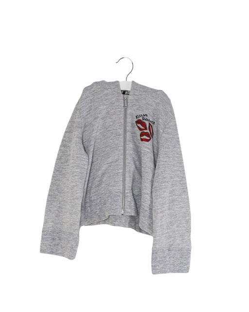 A Grey Lightweight Jackets from DSquared2 in size 10Y for girl. (Front View)