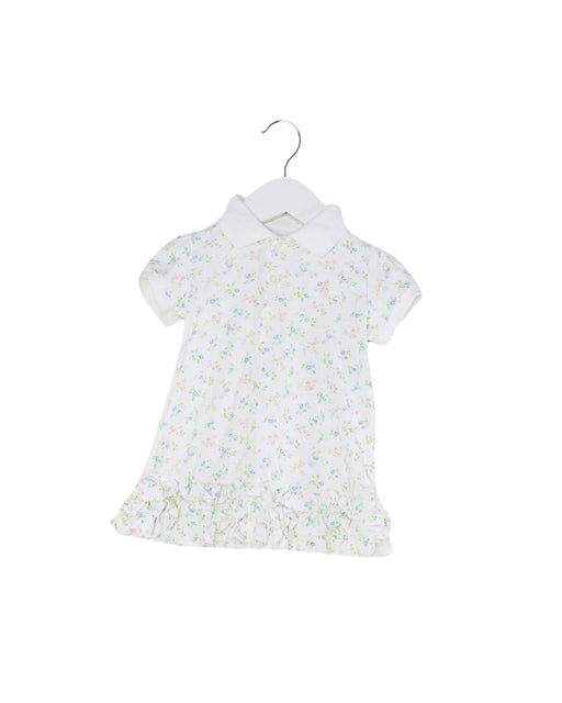 A White Short Sleeve Dresses from Ralph Lauren in size 6-12M for girl. (Front View)