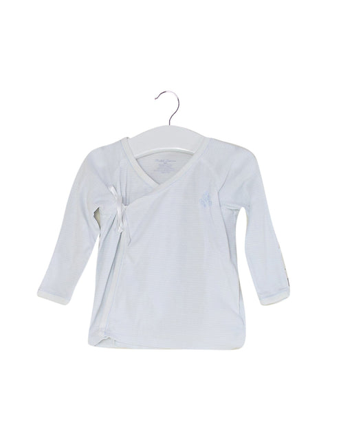 A Blue Long Sleeve Tops from Ralph Lauren in size 6-12M for boy. (Front View)