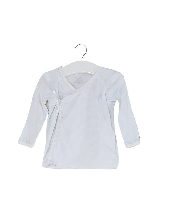 A Blue Long Sleeve Tops from Ralph Lauren in size 6-12M for boy. (Front View)