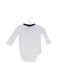 A White Long Sleeve Bodysuits from Ralph Lauren in size 0-3M for boy. (Back View)