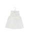 A White Sleeveless Dresses from Nicholas & Bears in size 3-6M for girl. (Front View)