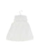 A White Sleeveless Dresses from Nicholas & Bears in size 3-6M for girl. (Back View)
