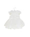 A White Sleeveless Dresses from Nicholas & Bears in size 6-12M for girl. (Back View)