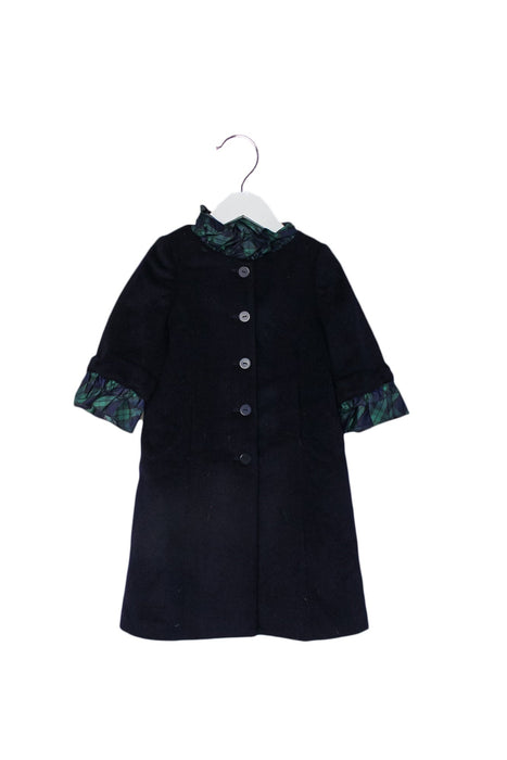 A Navy Coats from Nicholas & Bears in size 4T for girl. (Front View)