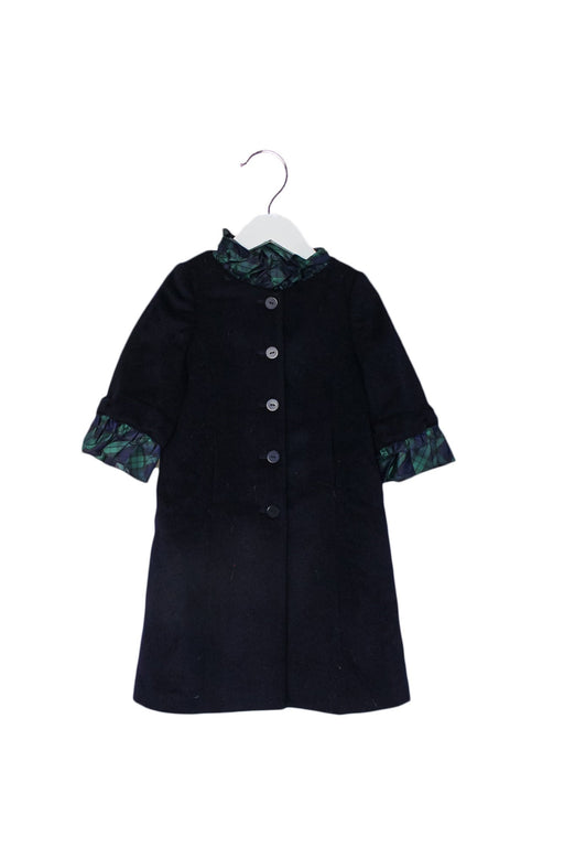 A Navy Coats from Nicholas & Bears in size 4T for girl. (Front View)