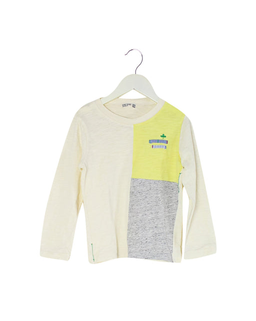 A Yellow Long Sleeve Tops from Ragmart in size 4T for girl. (Front View)
