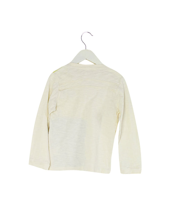 A Yellow Long Sleeve Tops from Ragmart in size 4T for girl. (Back View)