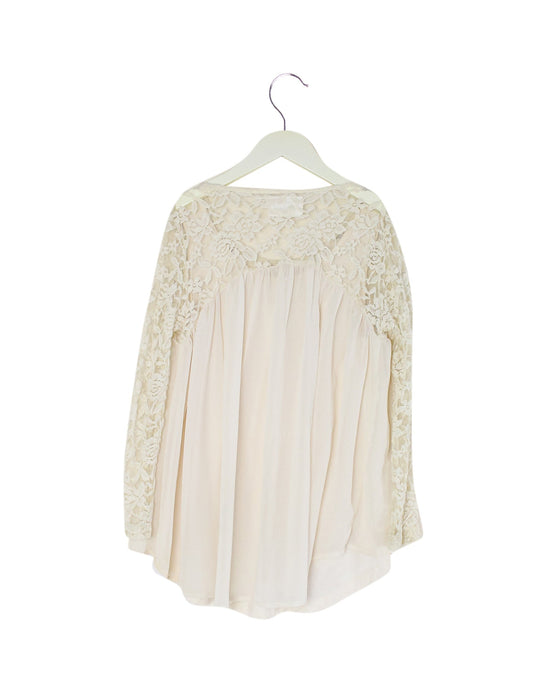 A White Long Sleeve Tops from Joyfolie in size 10Y for girl. (Back View)