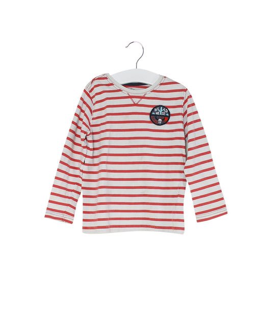 A Red Long Sleeve Tops from La Compagnie des Petits in size 5T for boy. (Front View)