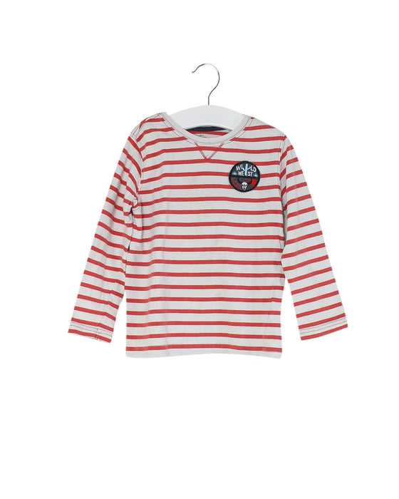 A Red Long Sleeve Tops from La Compagnie des Petits in size 5T for boy. (Front View)