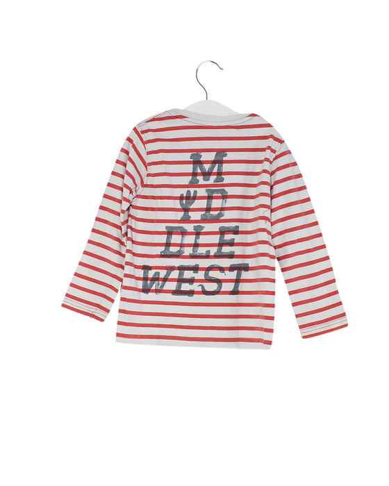A Red Long Sleeve Tops from La Compagnie des Petits in size 5T for boy. (Back View)