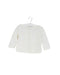 A White Cardigans from Jacadi in size 3-6M for girl. (Front View)