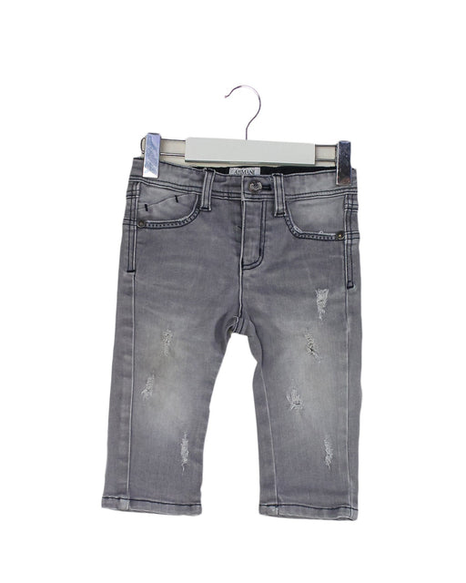 A Grey Jeans from Armani in size 3-6M for boy. (Front View)