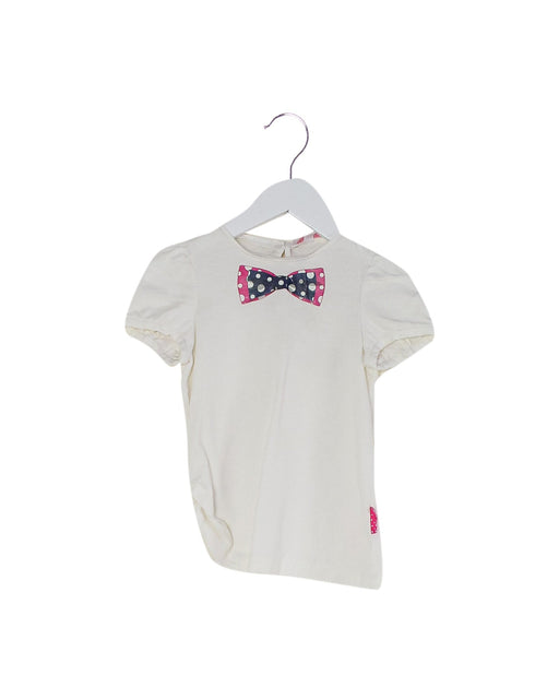 A White Short Sleeve T Shirts from Nicholas & Bears in size 3T for girl. (Front View)