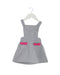 A Grey Overall Dresses from Janie & Jack in size 6-12M for girl. (Front View)