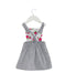 A Grey Overall Dresses from Janie & Jack in size 6-12M for girl. (Back View)