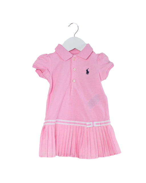A Pink Dress Sets from Ralph Lauren in size 3-6M for girl. (Front View)