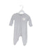 A Grey Bodysuits from Mori in size 0-3M for neutral. (Front View)