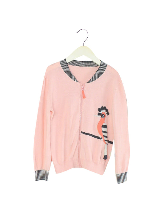 A Pink Lightweight Jackets from The Bonnie Mob in size 4T for girl. (Front View)