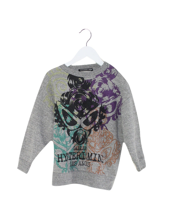 A Grey Crewneck Sweatshirts from Hysteric Mini in size 2T for girl. (Front View)