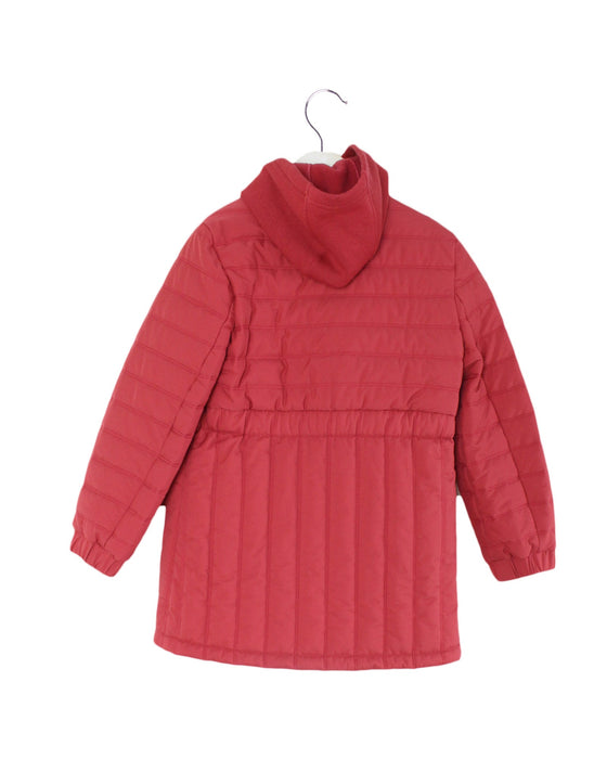 A Pink Puffer/Quilted Coats & Outerwear from Loro Piana in size 6T for girl. (Back View)