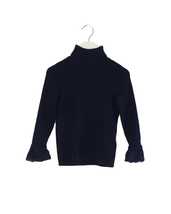 A Navy Knit Sweaters from Nicholas & Bears in size 3T for girl. (Front View)