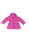 A Pink Puffer/Quilted Jackets from Emporio Armani in size 3-6M for girl. (Front View)