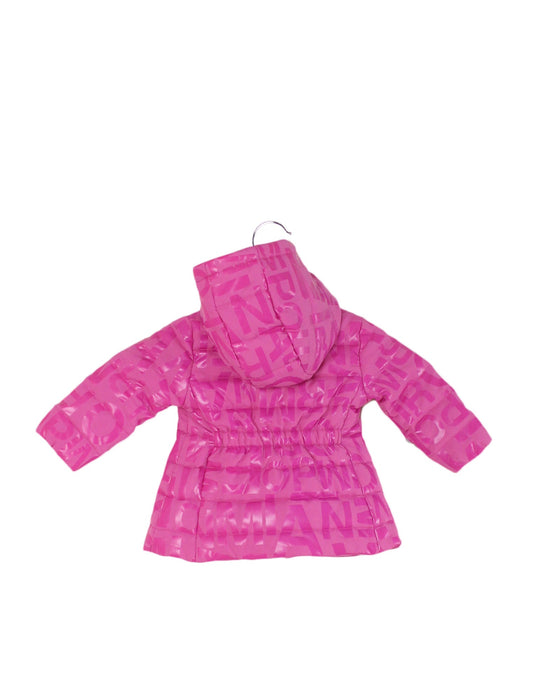 A Pink Puffer/Quilted Jackets from Emporio Armani in size 3-6M for girl. (Back View)