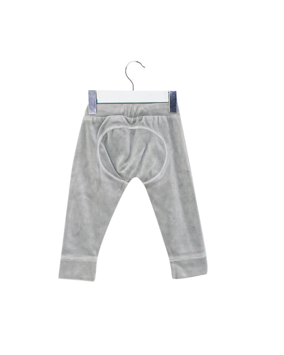 A Grey Sweatpants from Gaia in size 3-6M for girl. (Back View)