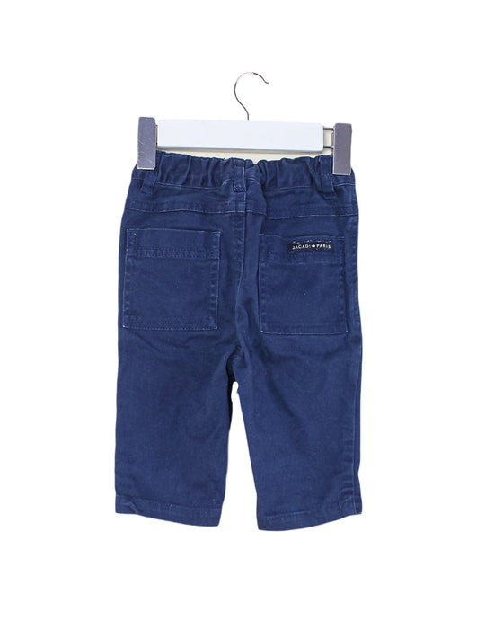 A Navy Casual Pants from Jacadi in size 3-6M for boy. (Back View)