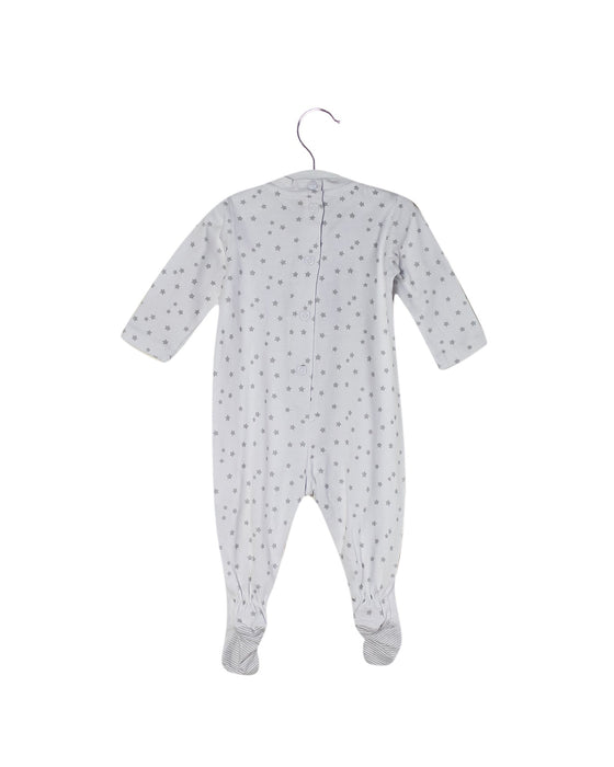 A White Long Sleeve Jumpsuits from Chicco in size 3-6M for girl. (Back View)