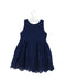 A Navy Sleeveless Dresses from Interdit de me Gronder in size 3-6M for girl. (Back View)