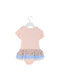 A Pink Short Sleeve Bodysuits from Nicholas & Bears in size 6-12M for girl. (Back View)