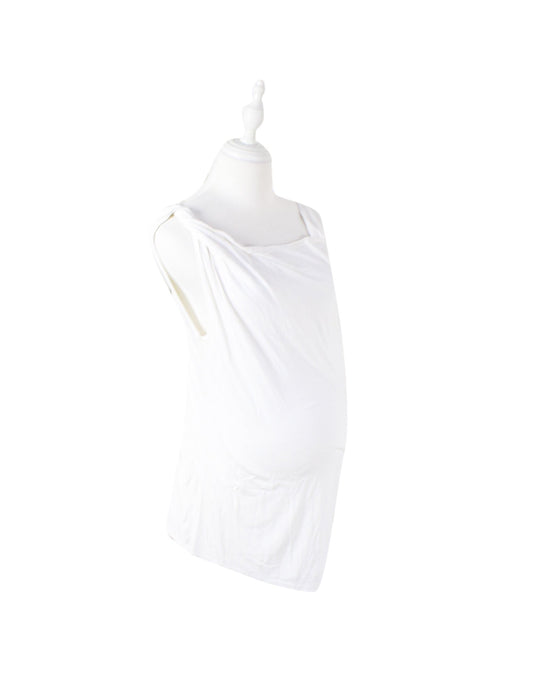 A White Sleeveless Tops from Mayarya in size M for women. (Front View)